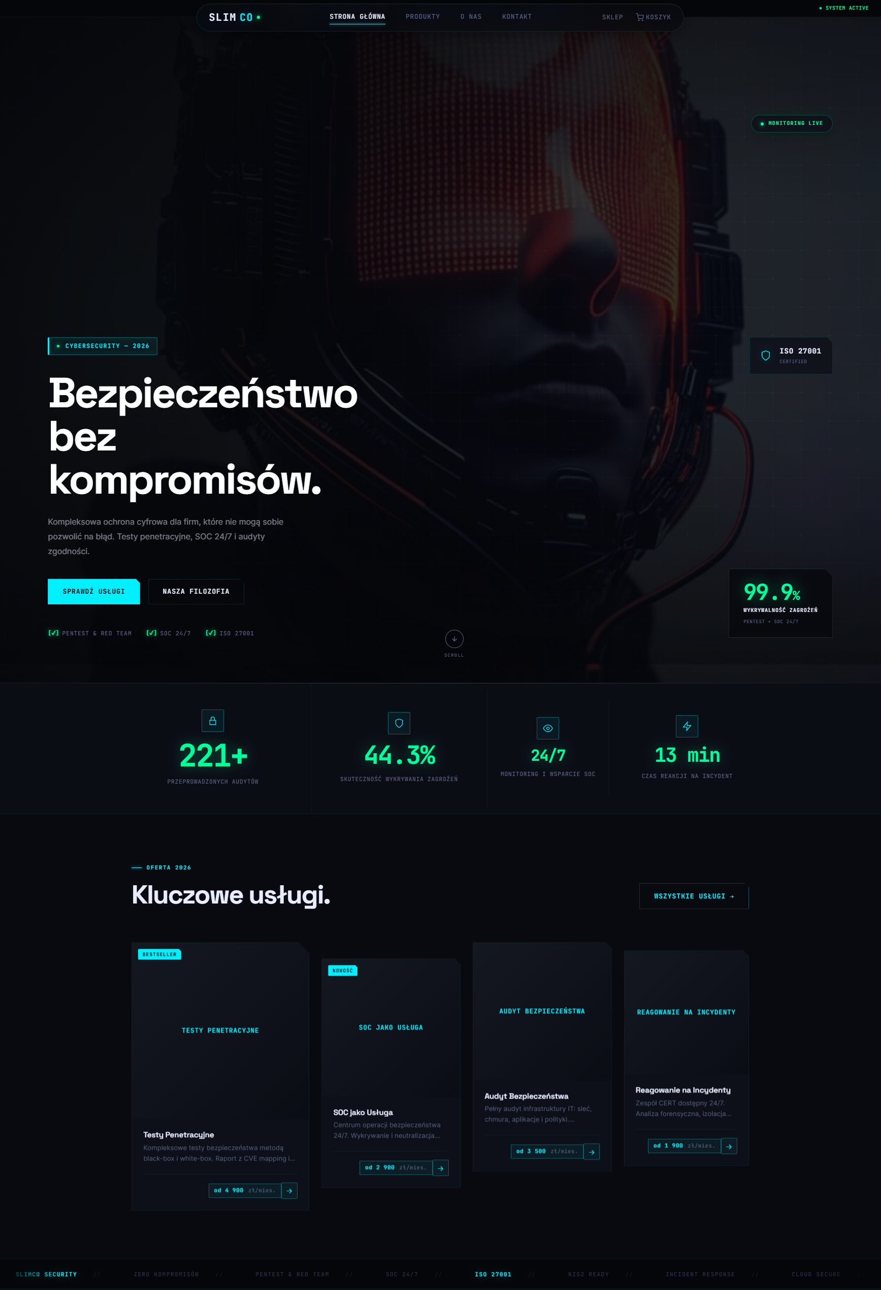 Slimco - Usługi Cyberbezpieczeństwa