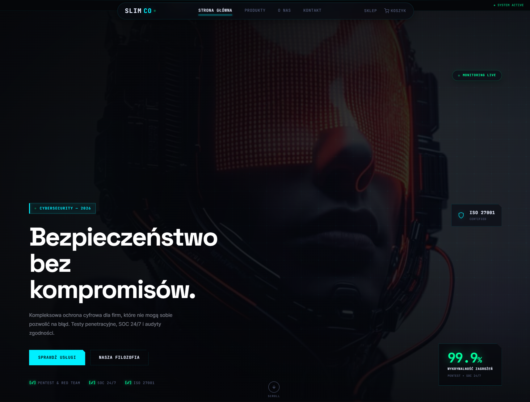 Cybersecurity Services Website